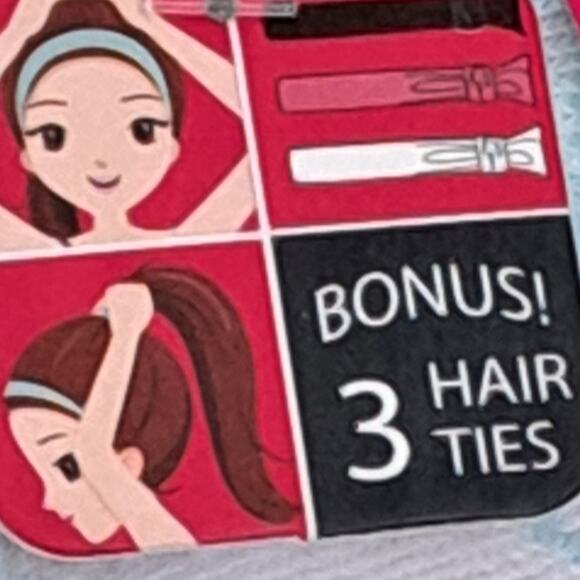 NWT Fila 10 Pairs Comfort Knit Soft Socks Bonus 3 Hair Ties Girls 7 to 10 Shoe - Picture 5 of 5